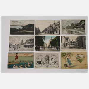 Konvolut Ansichtskarten Varia