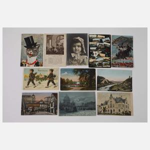 Konvolut Ansichtskarten Varia