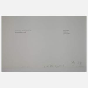 Otto Wols, zwei Fotoabzüge für Griffelkunst