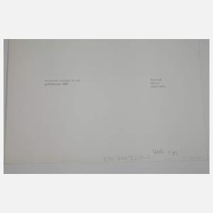 Otto Wols, zwei Fotoabzüge für Griffelkunst