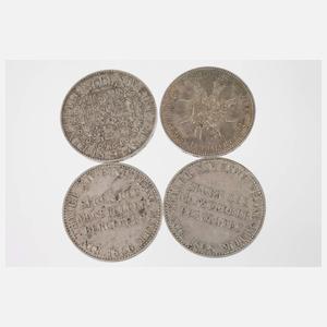 Konvolut Silbermünzen Preußen