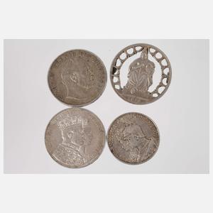 Konvolut Silbermünzen Preußen