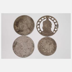 Konvolut Silbermünzen Preußen