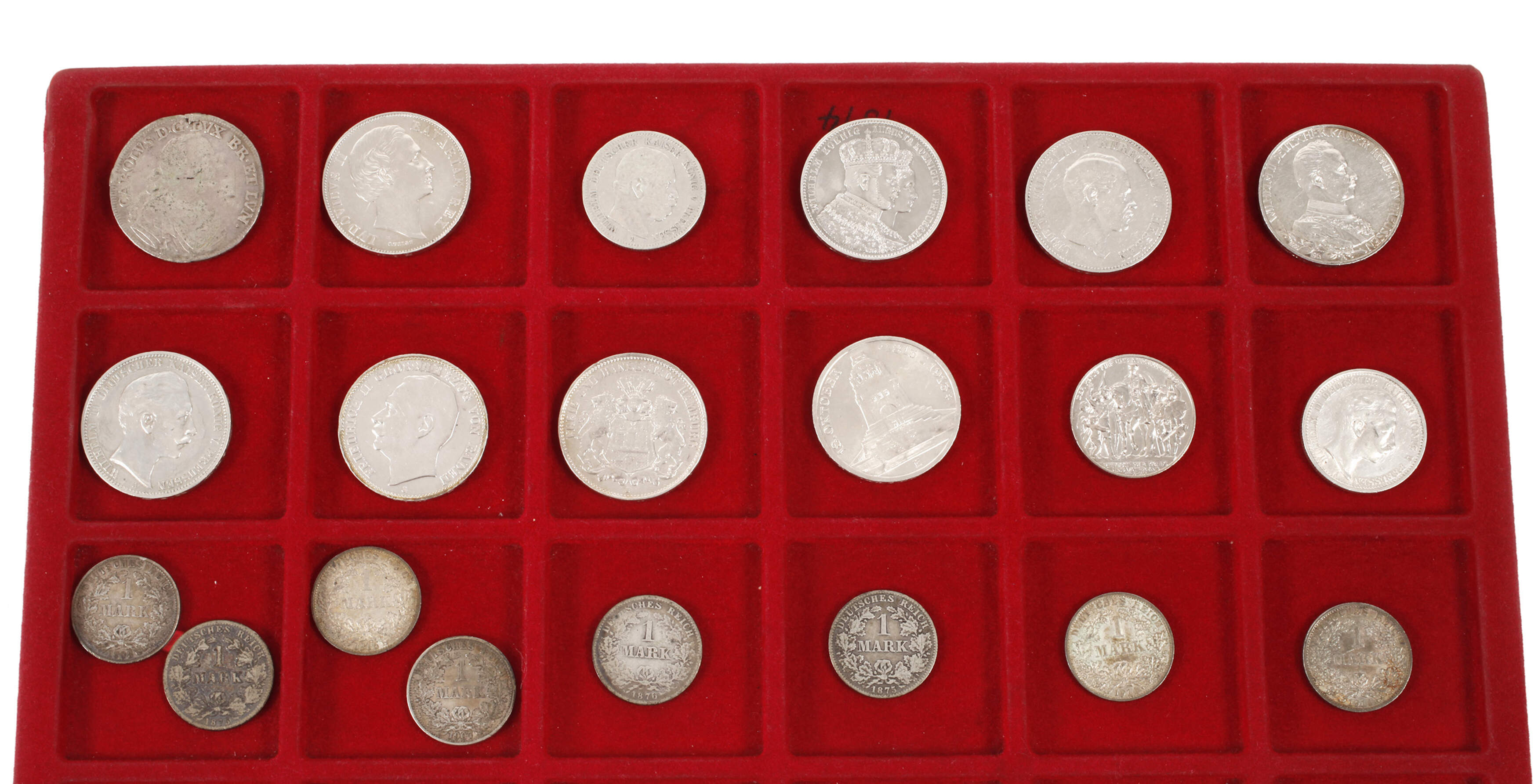 Konvolut Silbermünzen Deutsches Reich