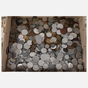 Konvolut Kleinmünzen und Scheine Deutsches Reich