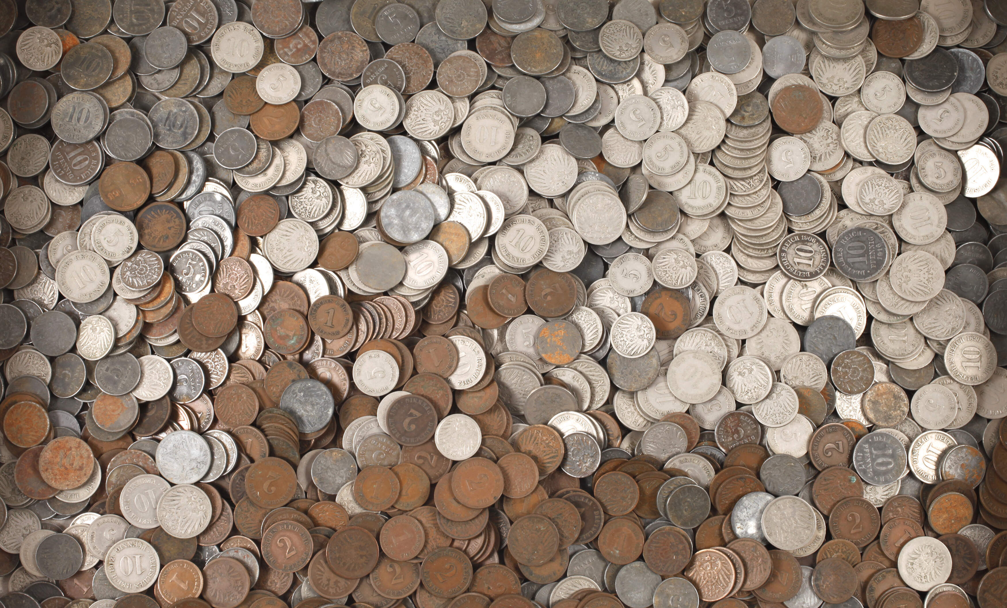 Konvolut Kleinmünzen Kaiserreich