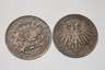 Zwei Silbermünzen Kaiserreich