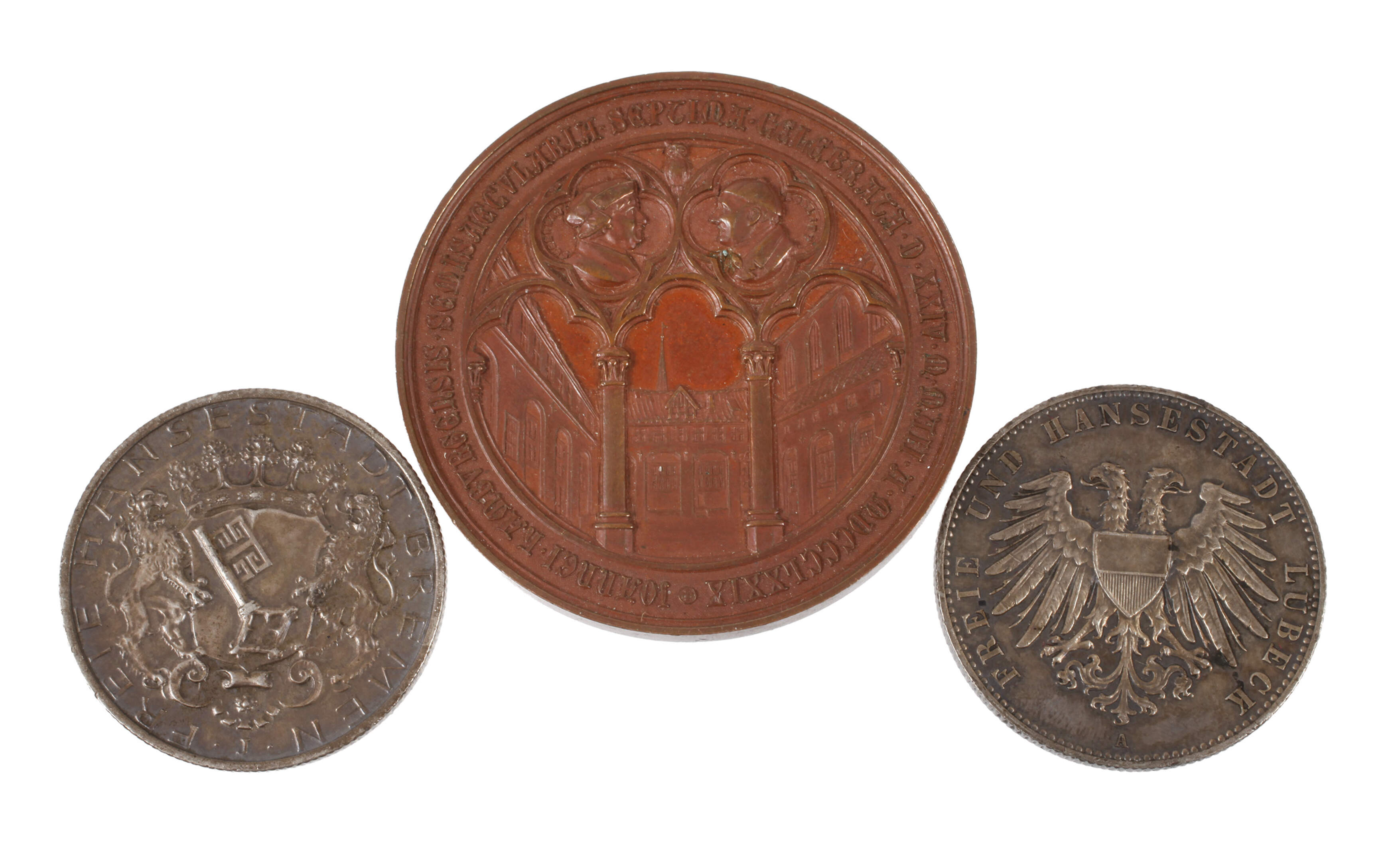 Zwei Silbermünzen Kaiserreich