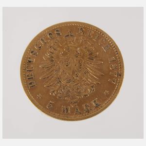 5 Mark Gold Hamburg