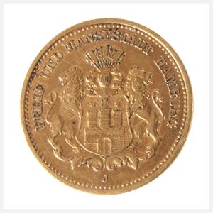 5 Mark Gold Hamburg