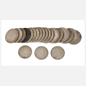 Konvolut Silbermünzen 3. Reich