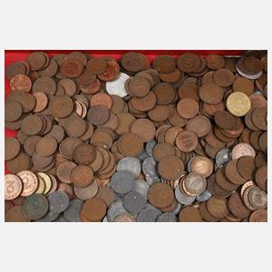 Konvolut Kleinmünzen Drittes Reich