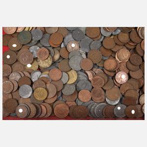 Konvolut Kleinmünzen Drittes Reich