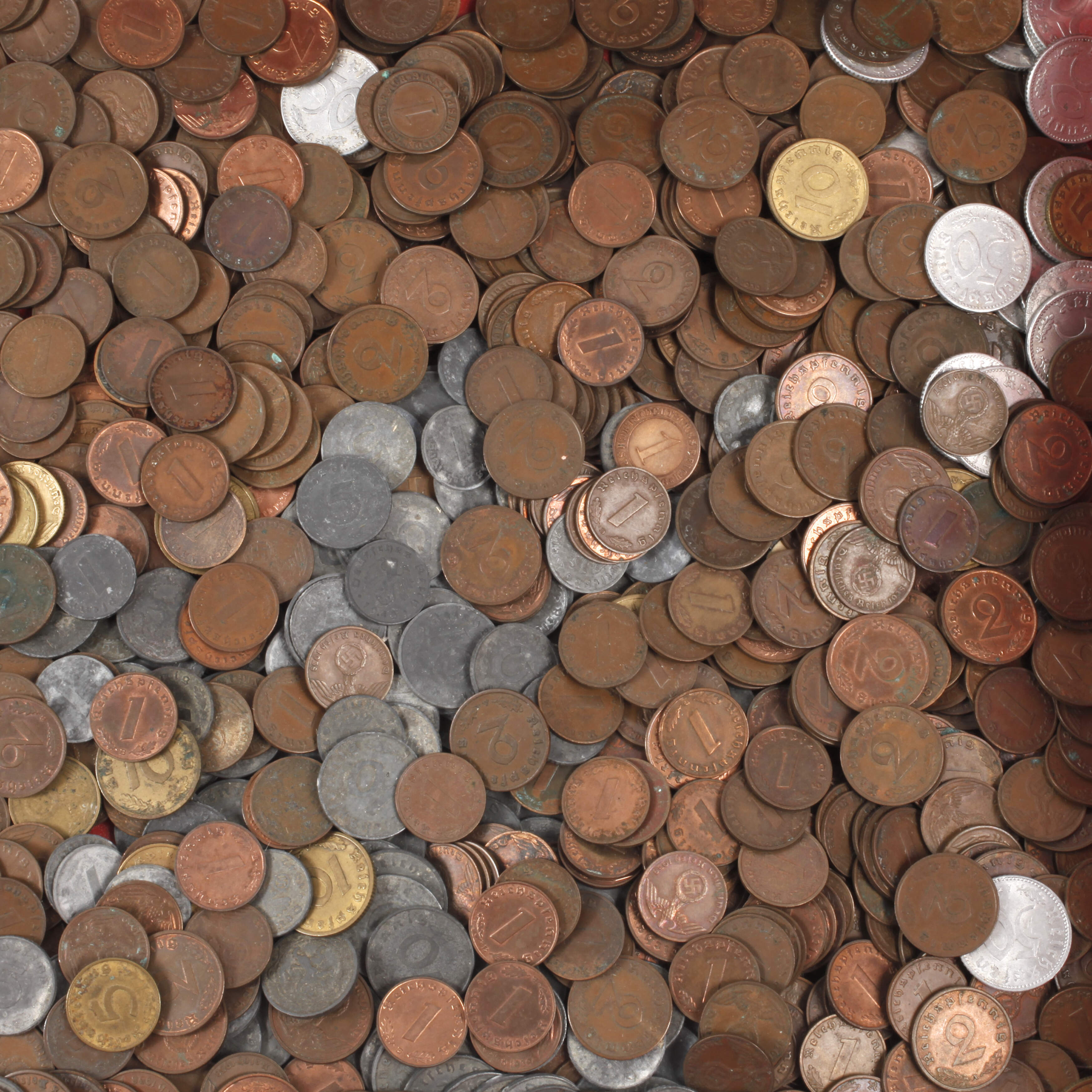 Konvolut Kleinmünzen Drittes Reich