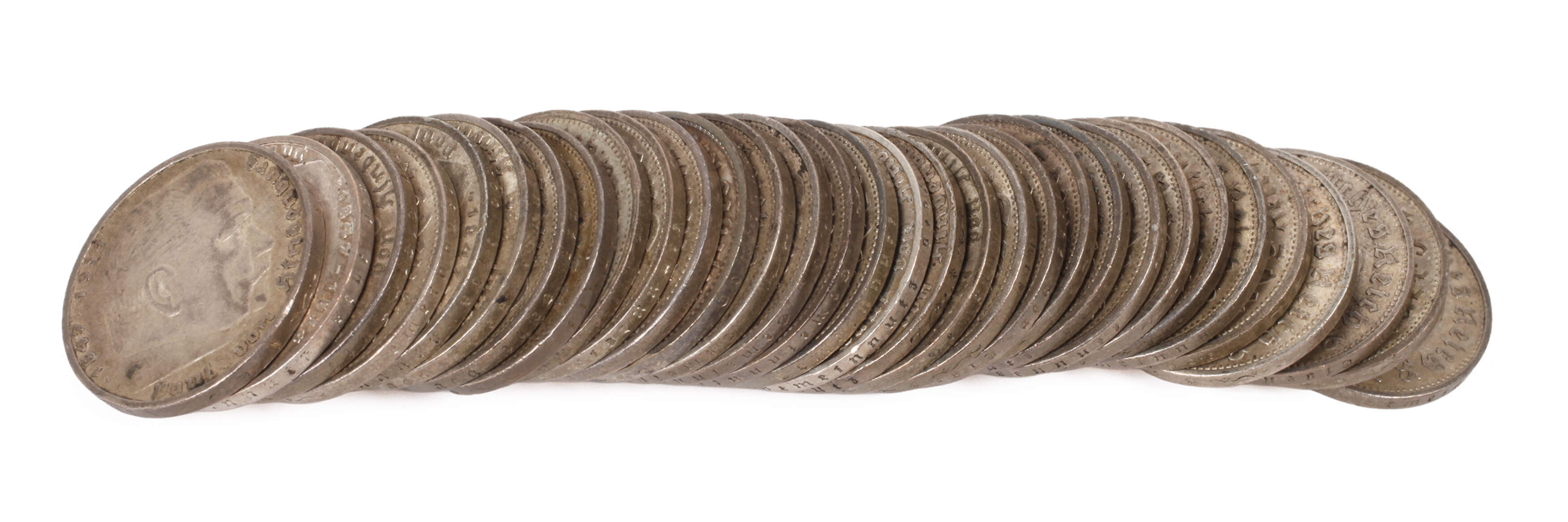 Konvolut Silbermünzen 3. Reich