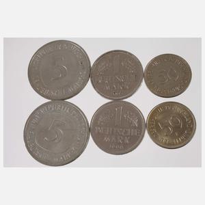 Konvolut 10 DM Gedenkmünzen BRD