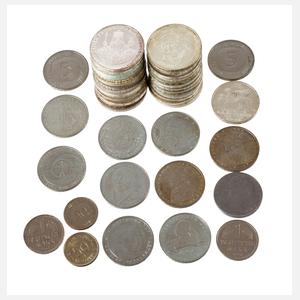 Konvolut 10 DM Gedenkmünzen BRD