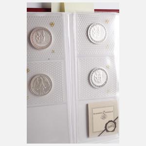 Konvolut 10 DM Silbergedenkmünzen BRD