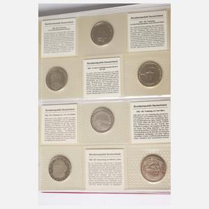 Konvolut 5 + 10 DM Gedenkmünzen BRD