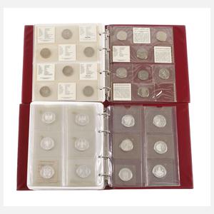 Konvolut 5 + 10 DM Gedenkmünzen BRD