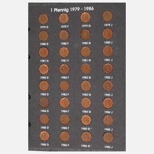 Sammlung DM Kursmünzen BRD