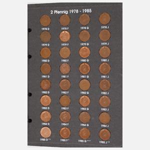 Sammlung DM Kursmünzen BRD