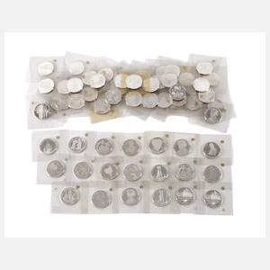 Konvolut 10 DM Gedenkmünzen BRD