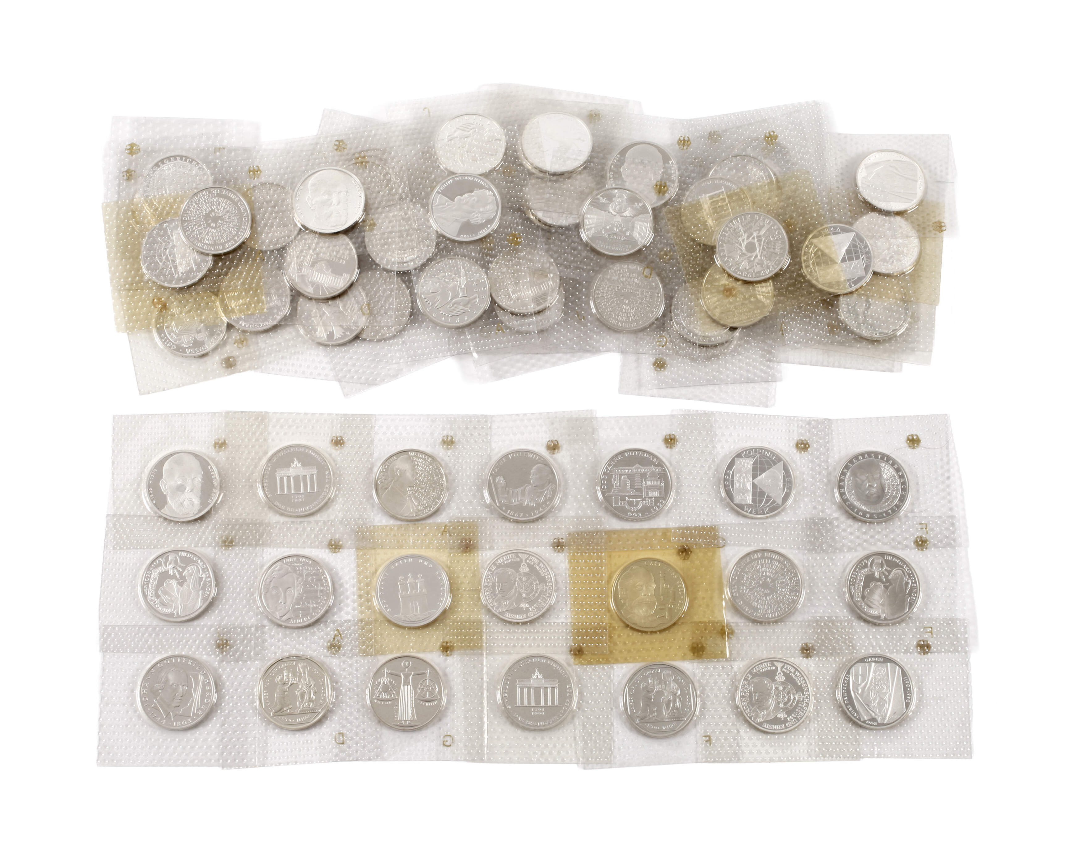 Konvolut 10 DM Gedenkmünzen BRD