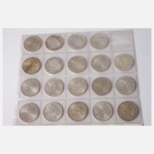 Konvolut 10 DM Gedenkmünzen BRD