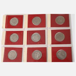 Konvolut 10 DM Gedenkmünzen BRD