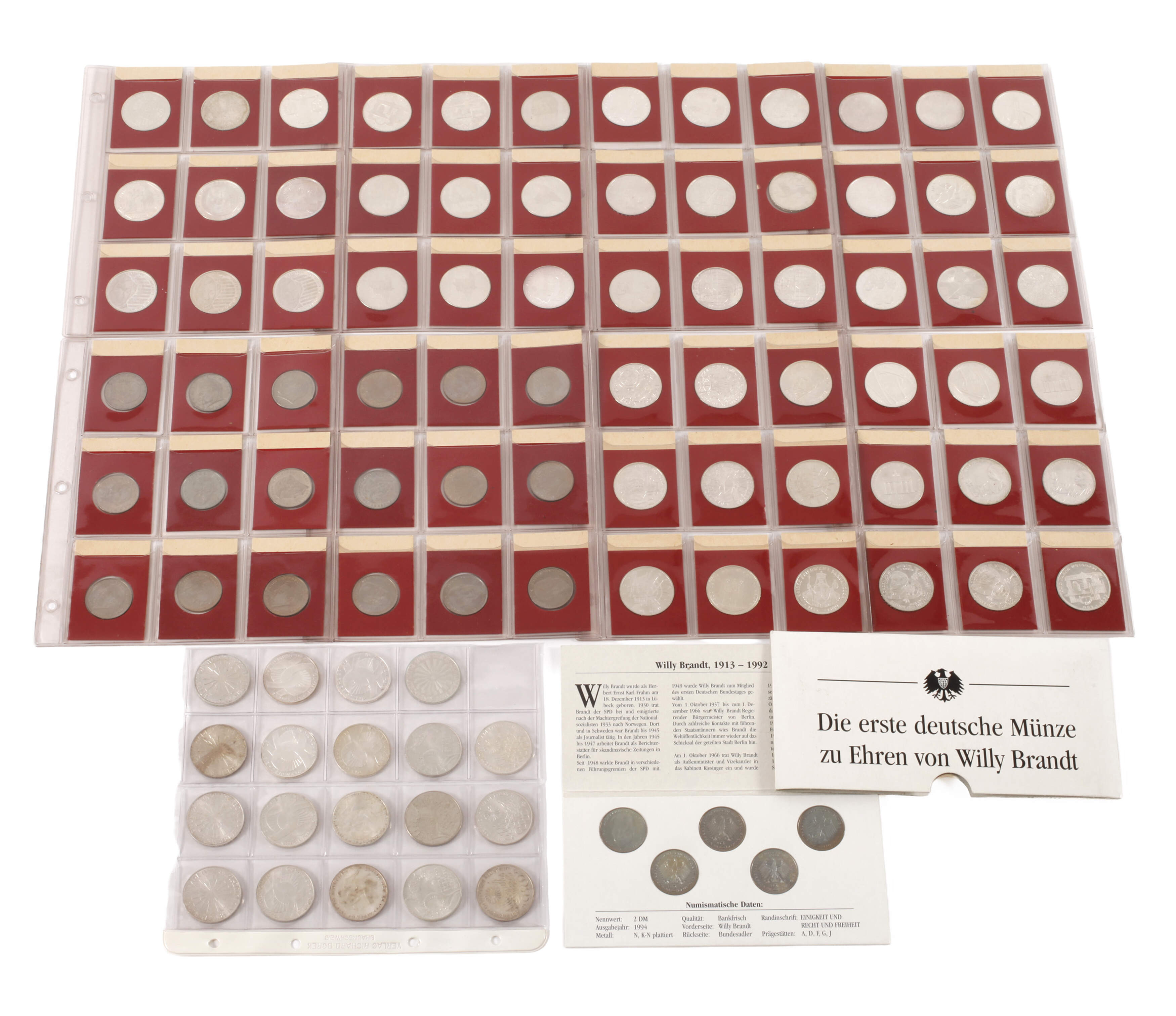 Konvolut 10 DM Gedenkmünzen BRD