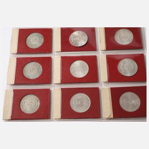 Konvolut 5 DM Gedenkmünzen BRD