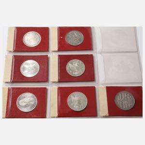 Konvolut 5 DM Gedenkmünzen BRD