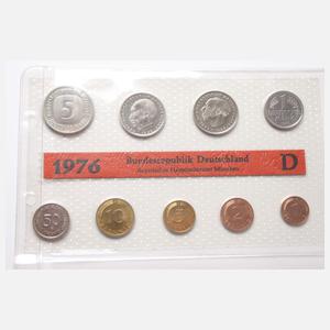 Konvolut DM und Euro Kursmünzensätze BRD