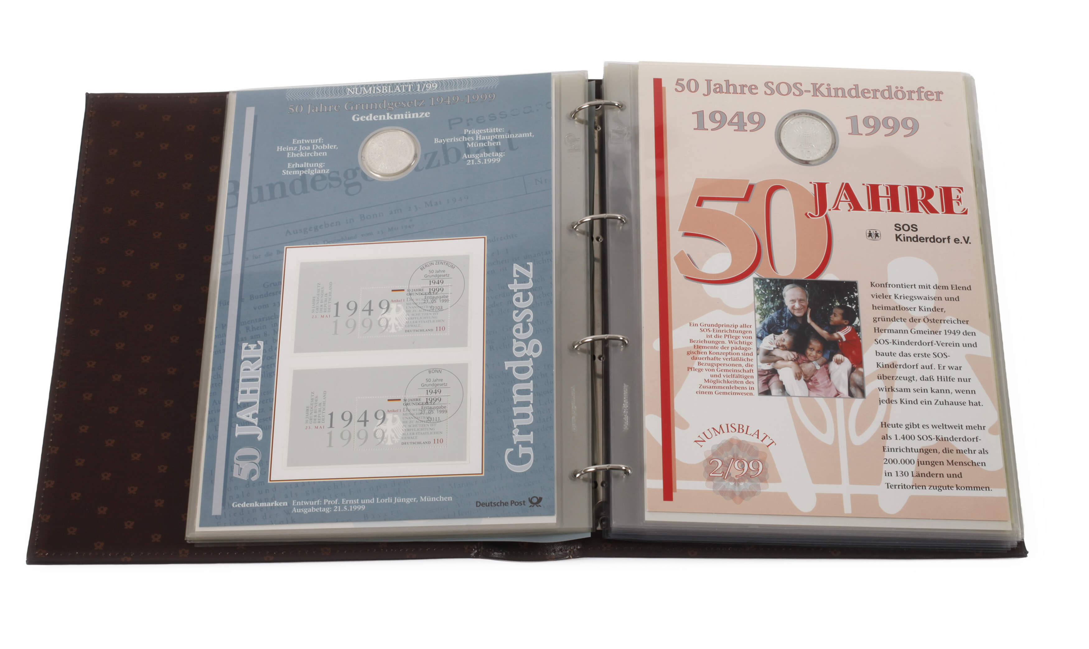 Konvolut Numisblätter DM und Euro BRD