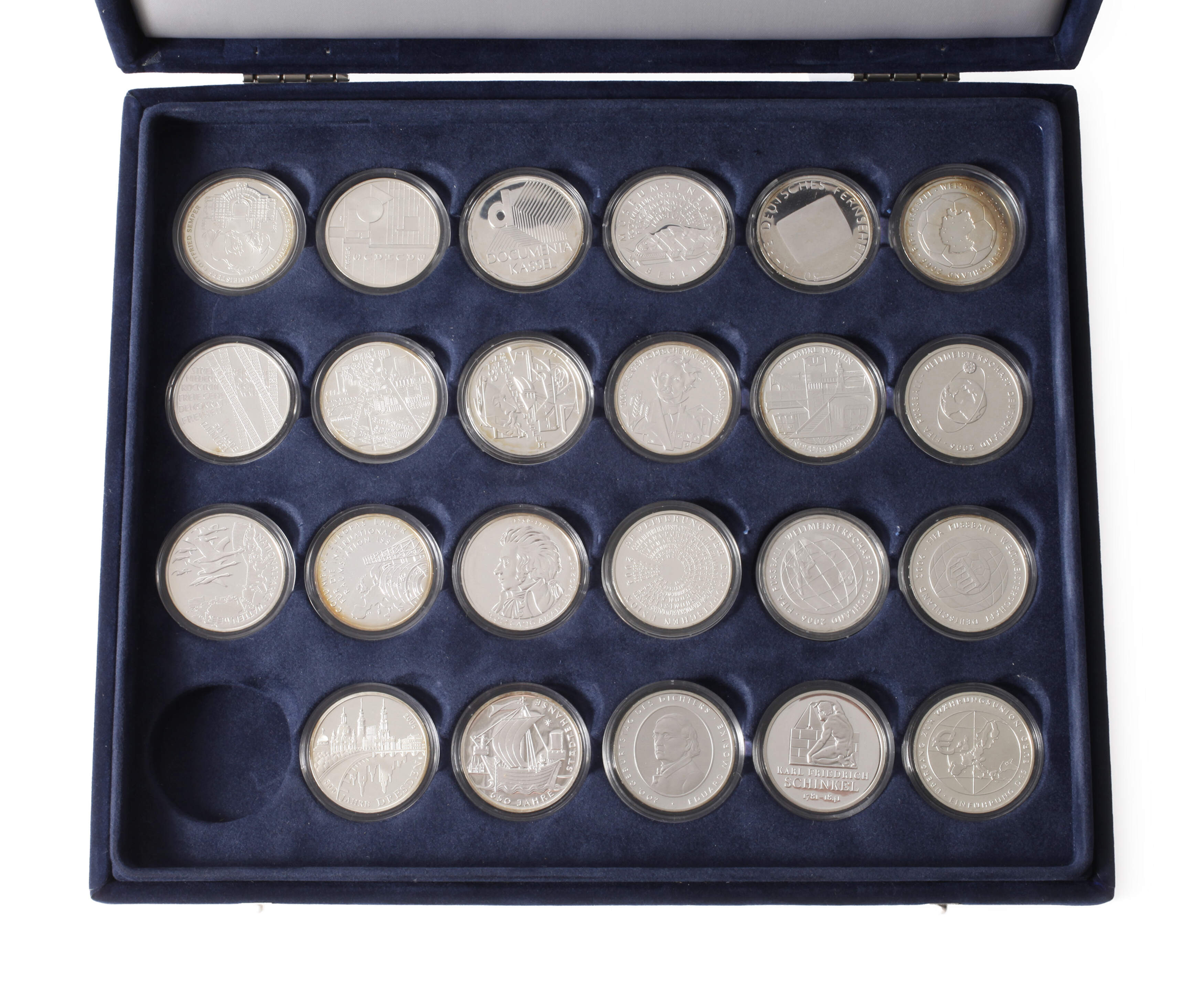 Konvolut 10 Euro Gedenkmünzen BRD