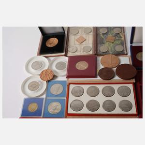 Konvolut Münzen und Medaillen DDR