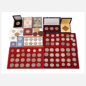 Konvolut Münzen und Medaillen DDR