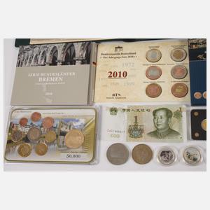 Konvolut Münzen und Medaillen