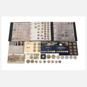 Konvolut Münzen und Medaillen