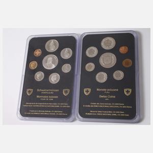 Konvolut Kursmünzensätze Schweiz