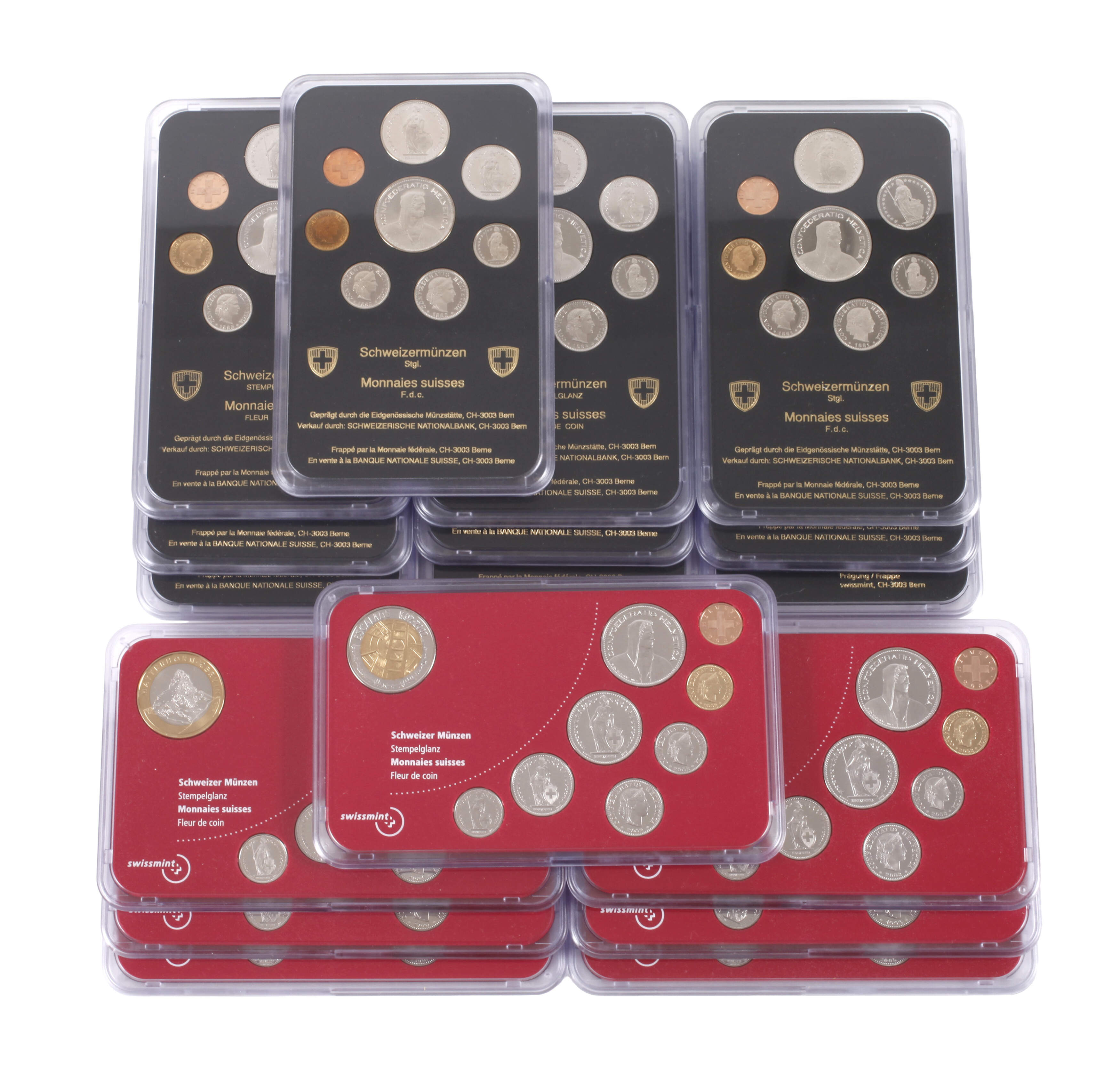 Konvolut Kursmünzensätze Schweiz