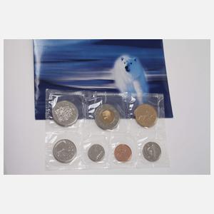 Konvolut Silbermünzen Kanada