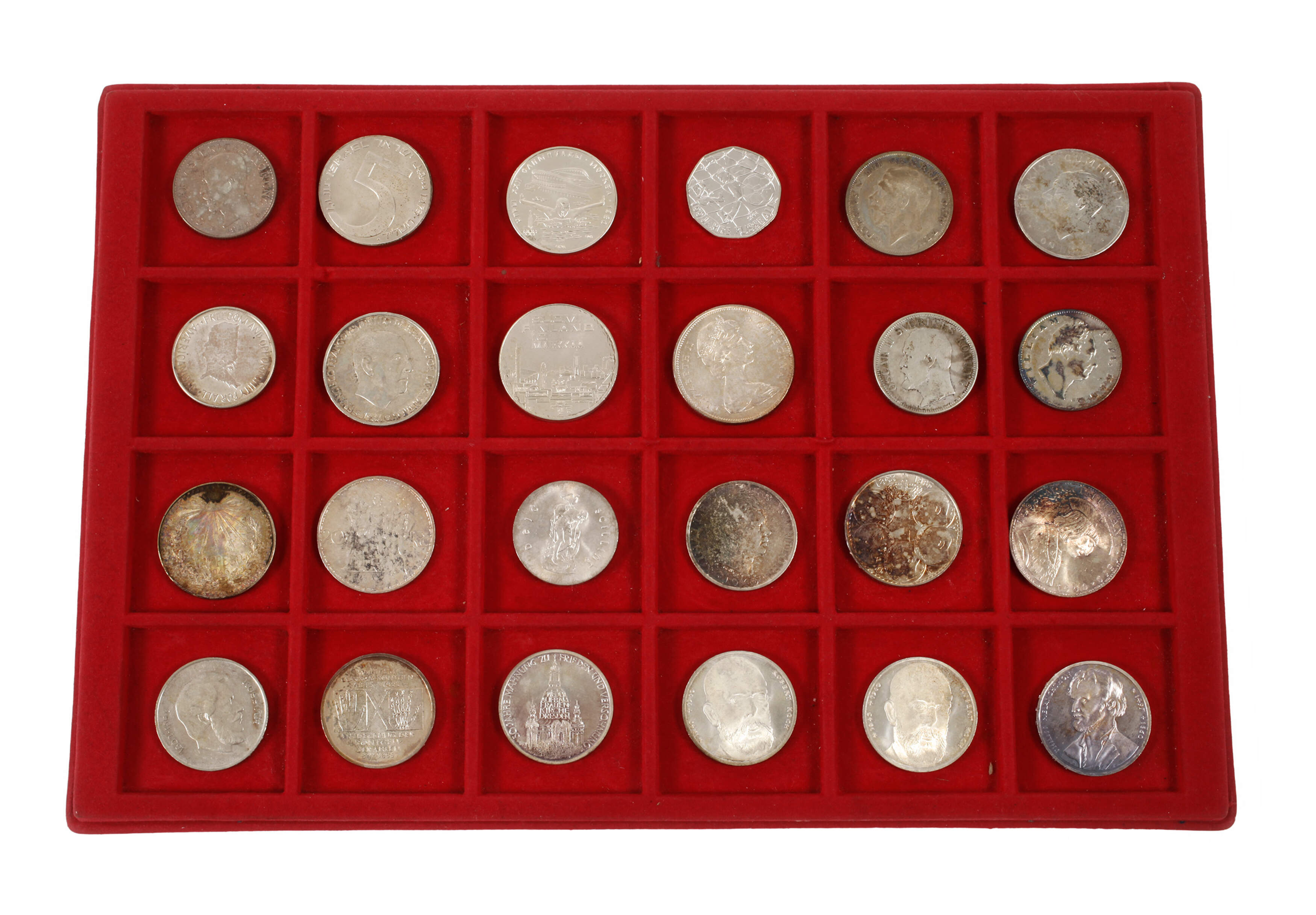 Konvolut Silbermünzen