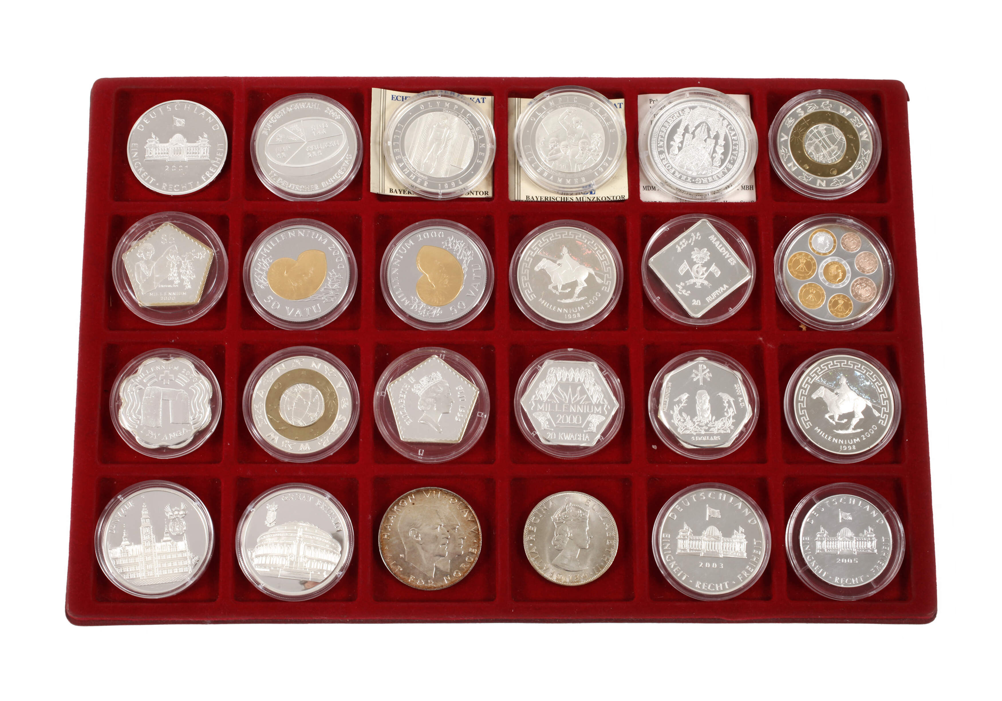 Konvolut Silbermünzen und -medaillen