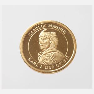 Goldmünze Karl der Große