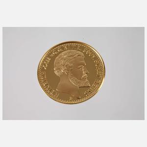 Stadttaler Greiz in Gold