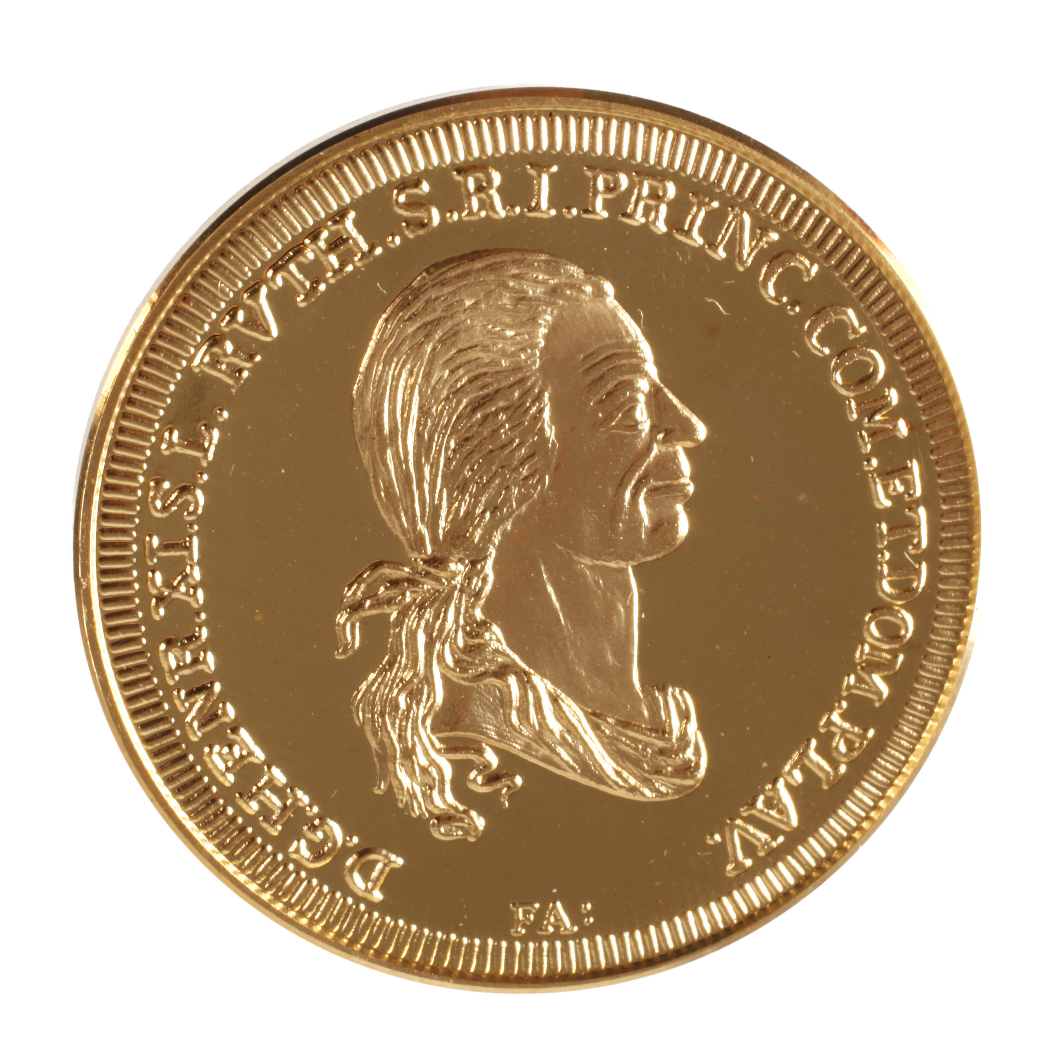 Stadttaler Greiz in Gold