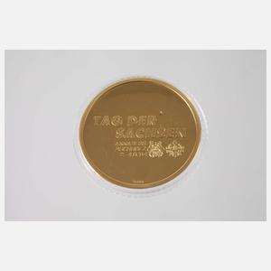 Goldmedaille Tag der Sachsen