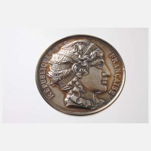 Silbermedaille Frankreich